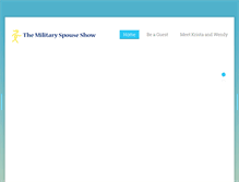 Tablet Screenshot of militaryspouseshow.com